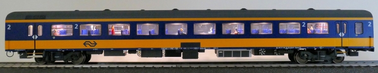 Exact-Train EX11154 - H0 - Personenwagen ICRm Bpmz10 Amsterdam-Breda, NS, Ep. VI - Wagen 3